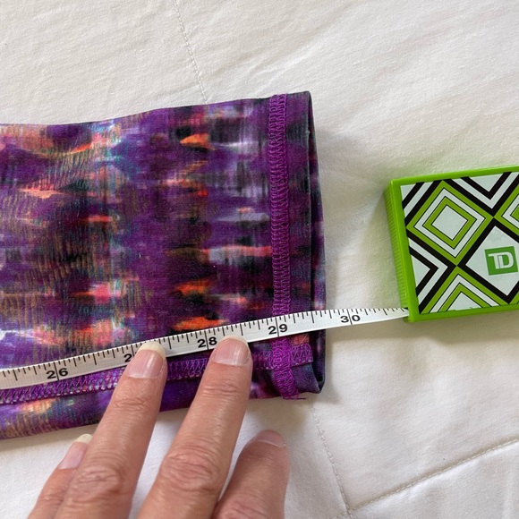 ALO Yoga Multi Colored Purple Orange Legging Medium - Picture 5 of 6